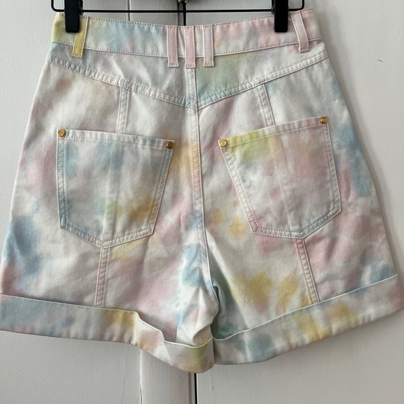 Balmain NWT Tie Dye Shorts - Picture 5 of 6